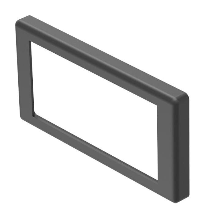 Eao 03-965.0 Front Bezel Flush, Black, Plastic