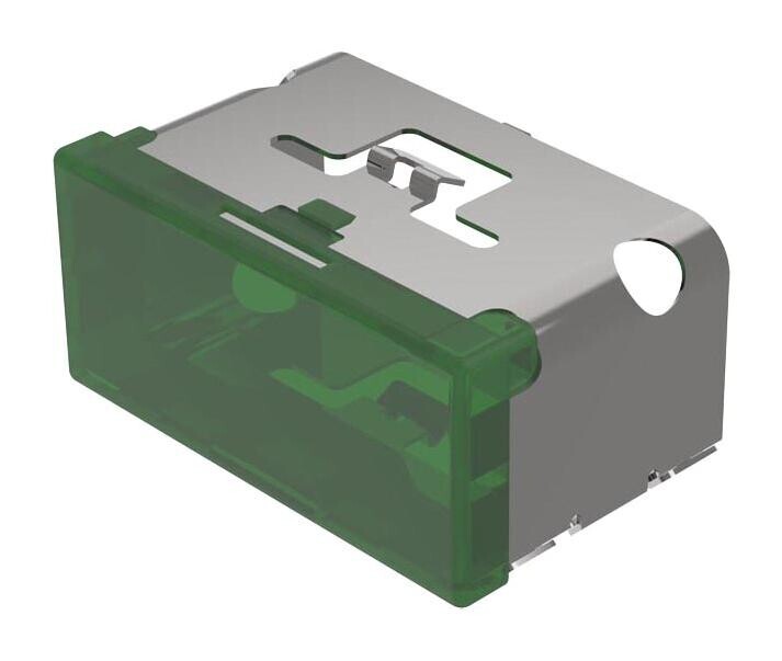 Eao 03-901.5 Lens, 18X38Mm, Rect, Plastic, Green