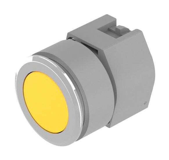 Eao 704.012.418 Actuator, Yellow, Plastic, Transparent