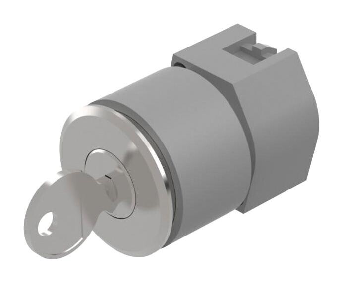 Eao 704.117.018 Keylock Switch, 3Pos, Momentary, 42Deg