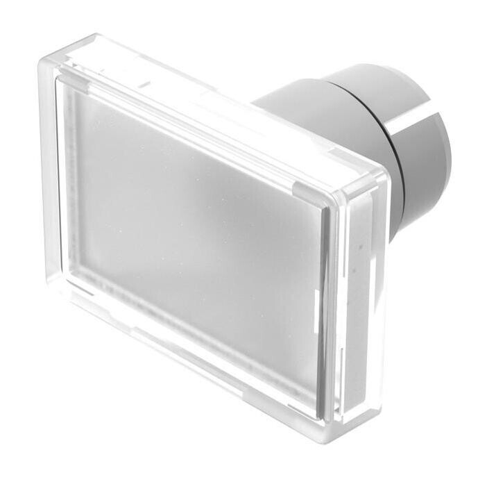 Eao 22-903.7 Lens, 25.5Mmx17Mm, Plastic, Transparent