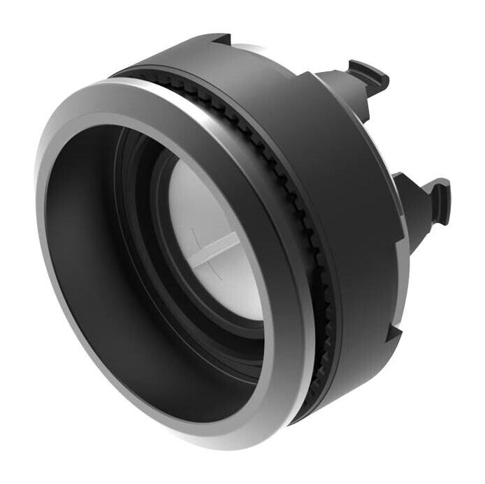 Eao 84-1201.0 Actuator, Round, Black, Aluminium