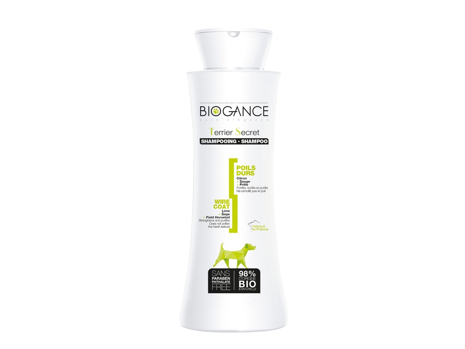 BIOGANCE šampon Terrier secret - pro hrubou srst 250 ml