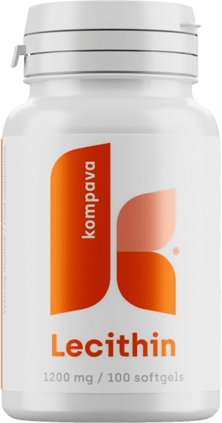 KOMPAVA Lecitín 1200 mg 100 kapslí