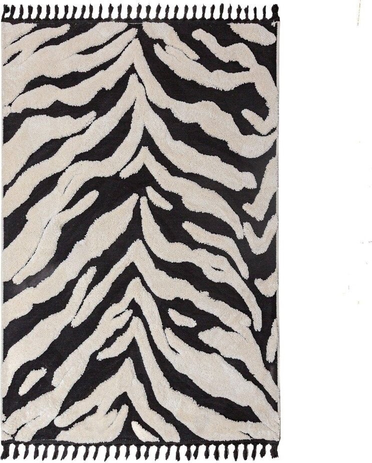 Černobílý koberec 160x230 cm Esra Zebra – Flair Rugs