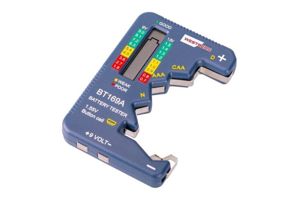 Univerzální tester baterií WESTBERG 18438