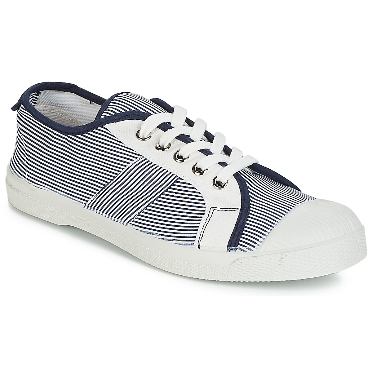 Bensimon  TENNIS FINES RAYURES  Modrá