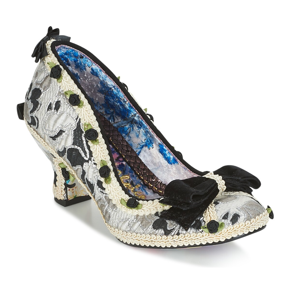 Irregular Choice  BISH BASH BOW  Stříbrná