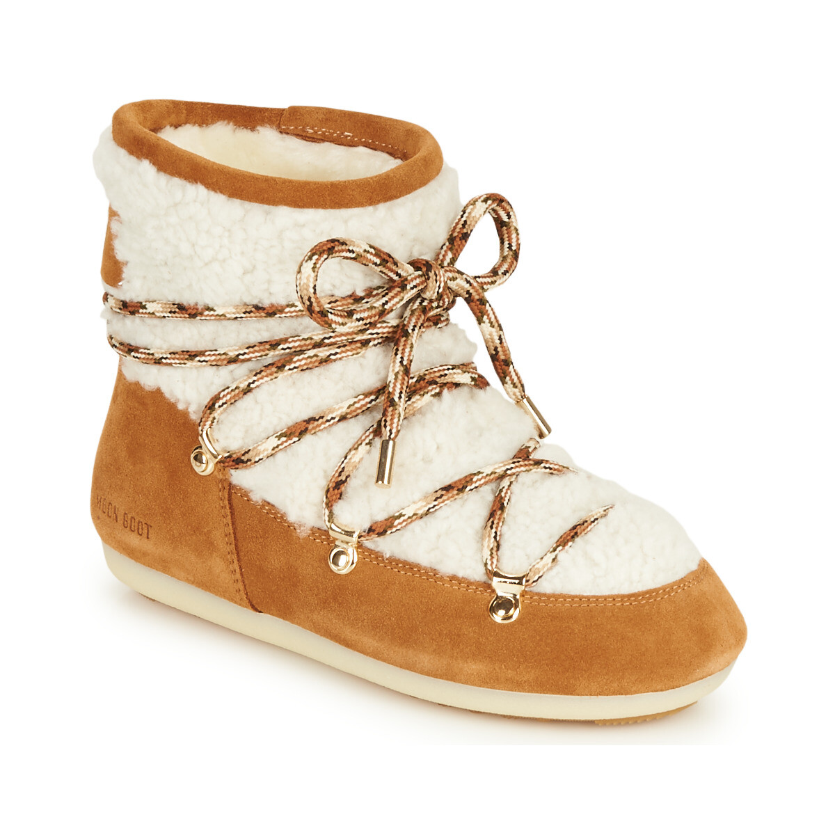 Moon Boot  DARK SIDE LOW SHEARLING  Hnědá