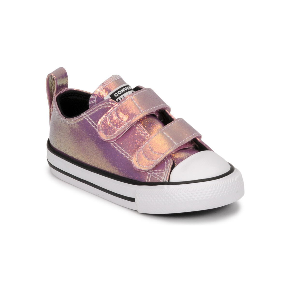 Converse  CHUCK TAYLOR ALL STAR 2V IRIDESCENT GLITTER OX  Růžová