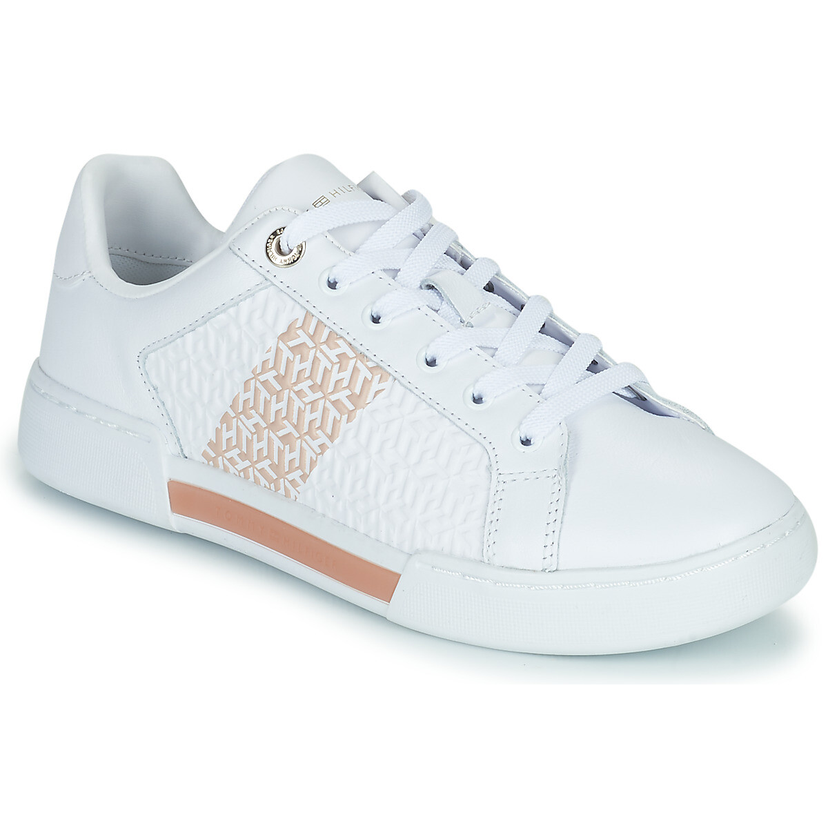 Tommy Hilfiger  TH MONOGRAM ELEVATED SNEAKER  Bílá
