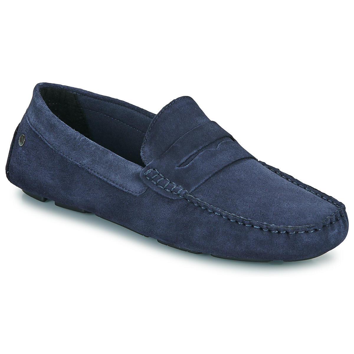 Jack & Jones  JFWJENSEN SUEDE LOAFER  Modrá
