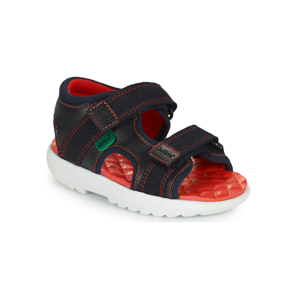 Kickers  KICKSTER SANDAL LTHR IM NVY  Modrá