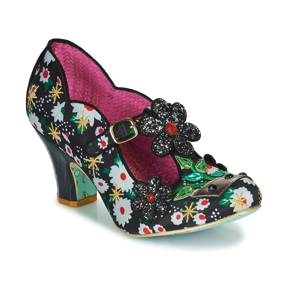 Irregular Choice  Happy Houseplant  Černá