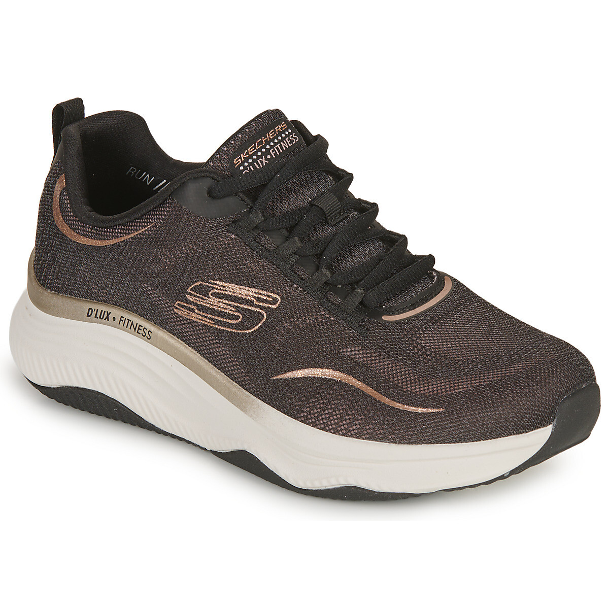 Skechers  RELAXED FIT: D'LUX FITNESS - PURE GLAM  Černá