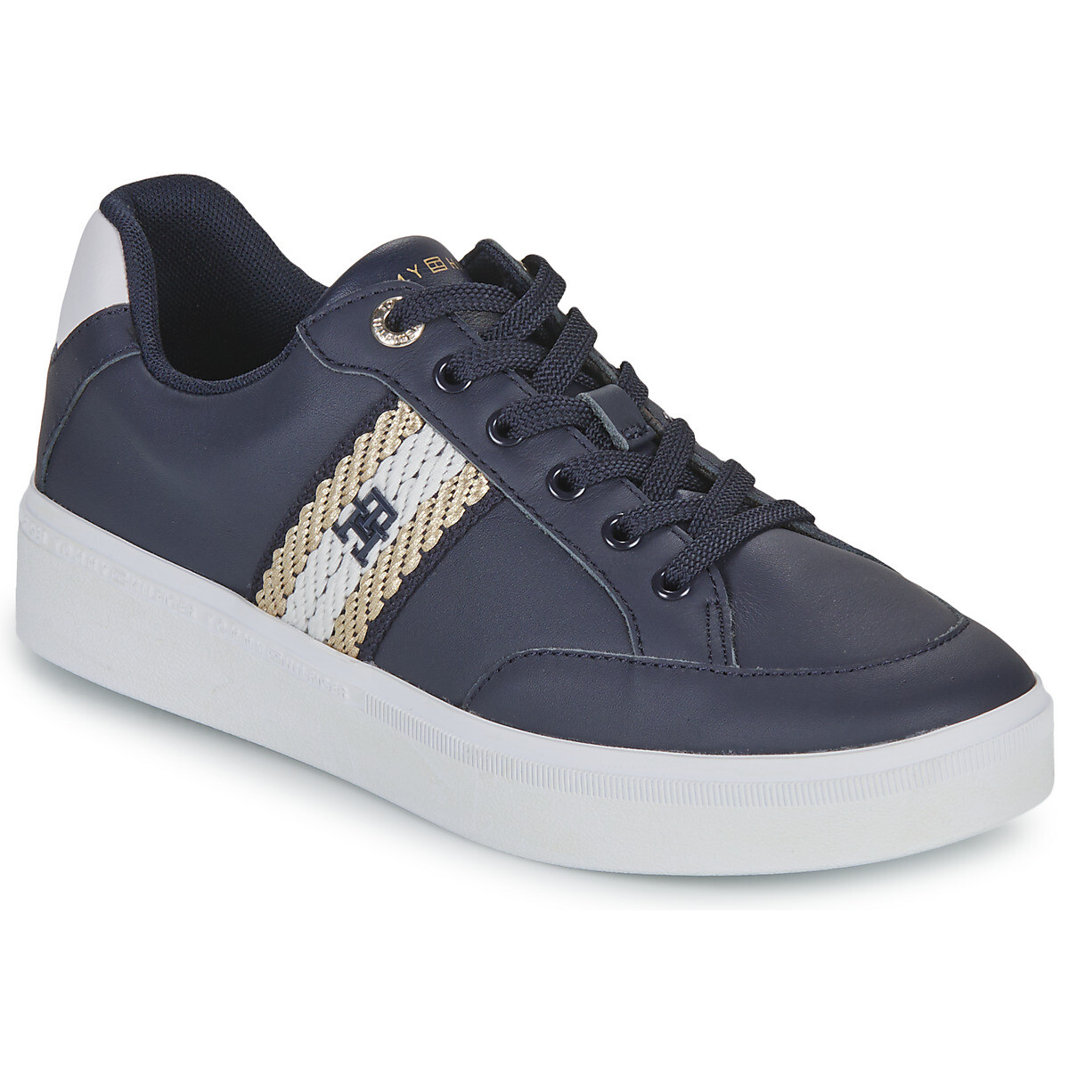 Tommy Hilfiger  COURT SNEAKER WITH WEBBING  Tmavě modrá