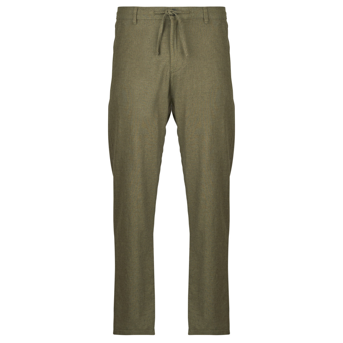Selected  SLH172-SLIMTAPE BRODY LINEN  Khaki