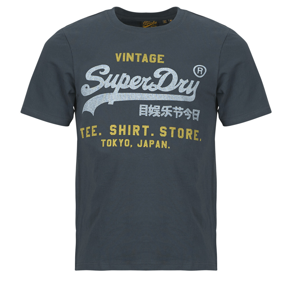 Superdry  Vl Heritage Relaxed Tee  Šedá