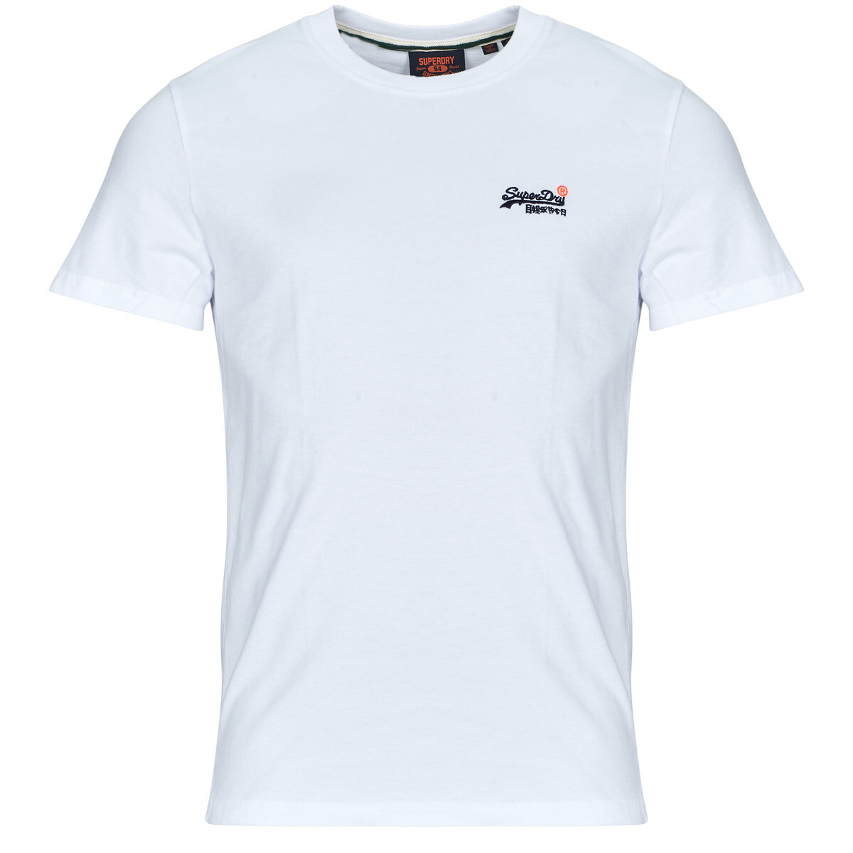 Superdry  Essential Contrast Emb Tee  Bílá