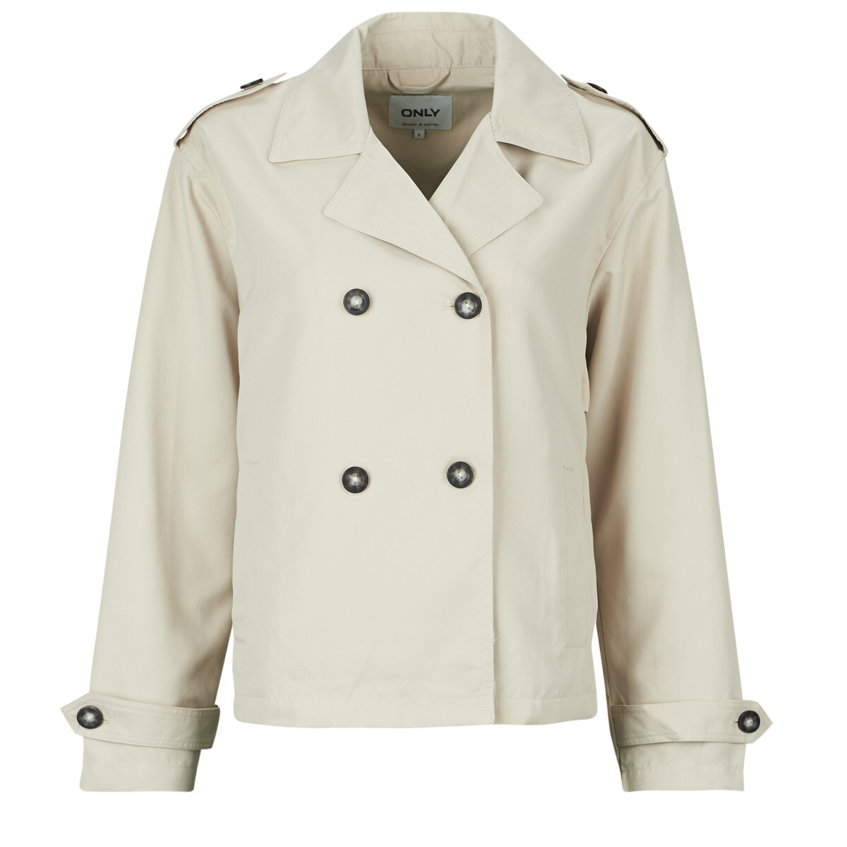 Only  ONLHANNAH SHORT TRENCHCOAT  Béžová