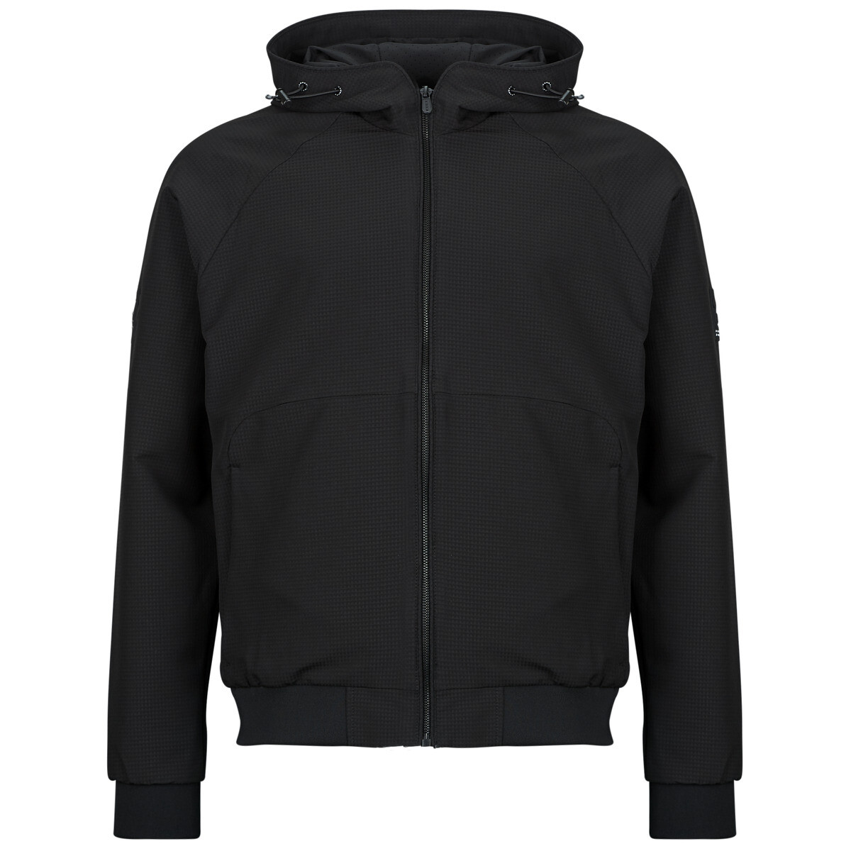Jack & Jones  JCOFUSION HOOD BOMBER  Černá