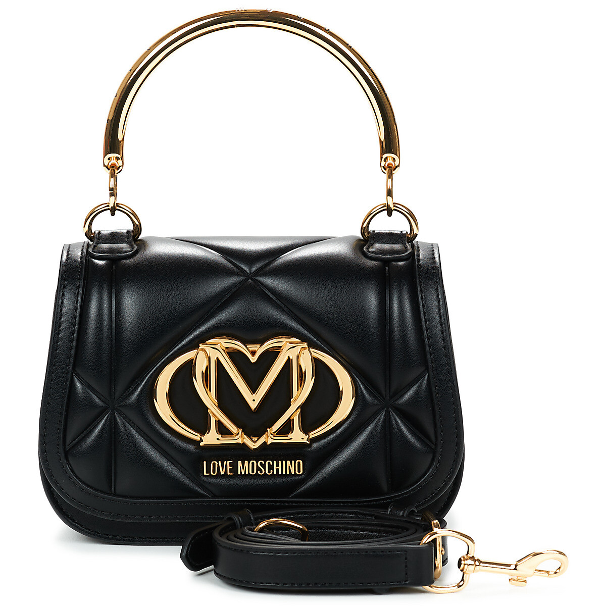 Love Moschino  EMBOSSED Q JC4260PP0O  Černá