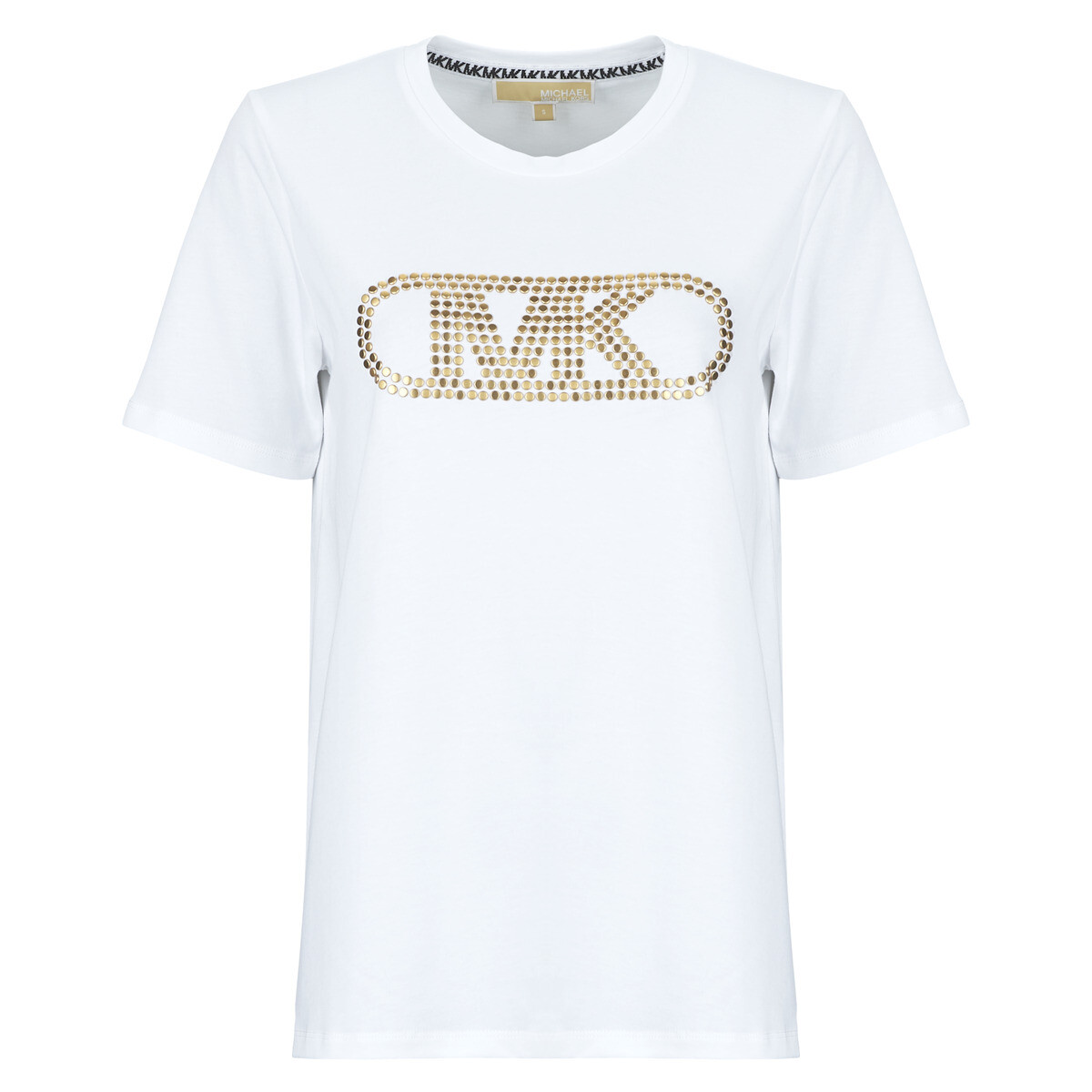 MICHAEL Michael Kors  EMPIRE STUD CLASSIC TEE  Bílá