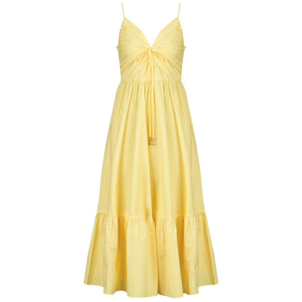 MICHAEL Michael Kors  POPLIN MIDI DRESS  Žlutá