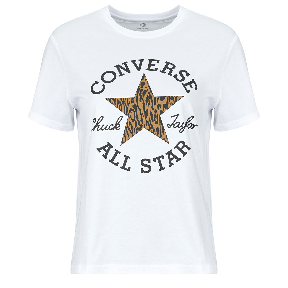 Converse  ANIMAL PRINT INFILL STANDARD FIT TEE  Bílá