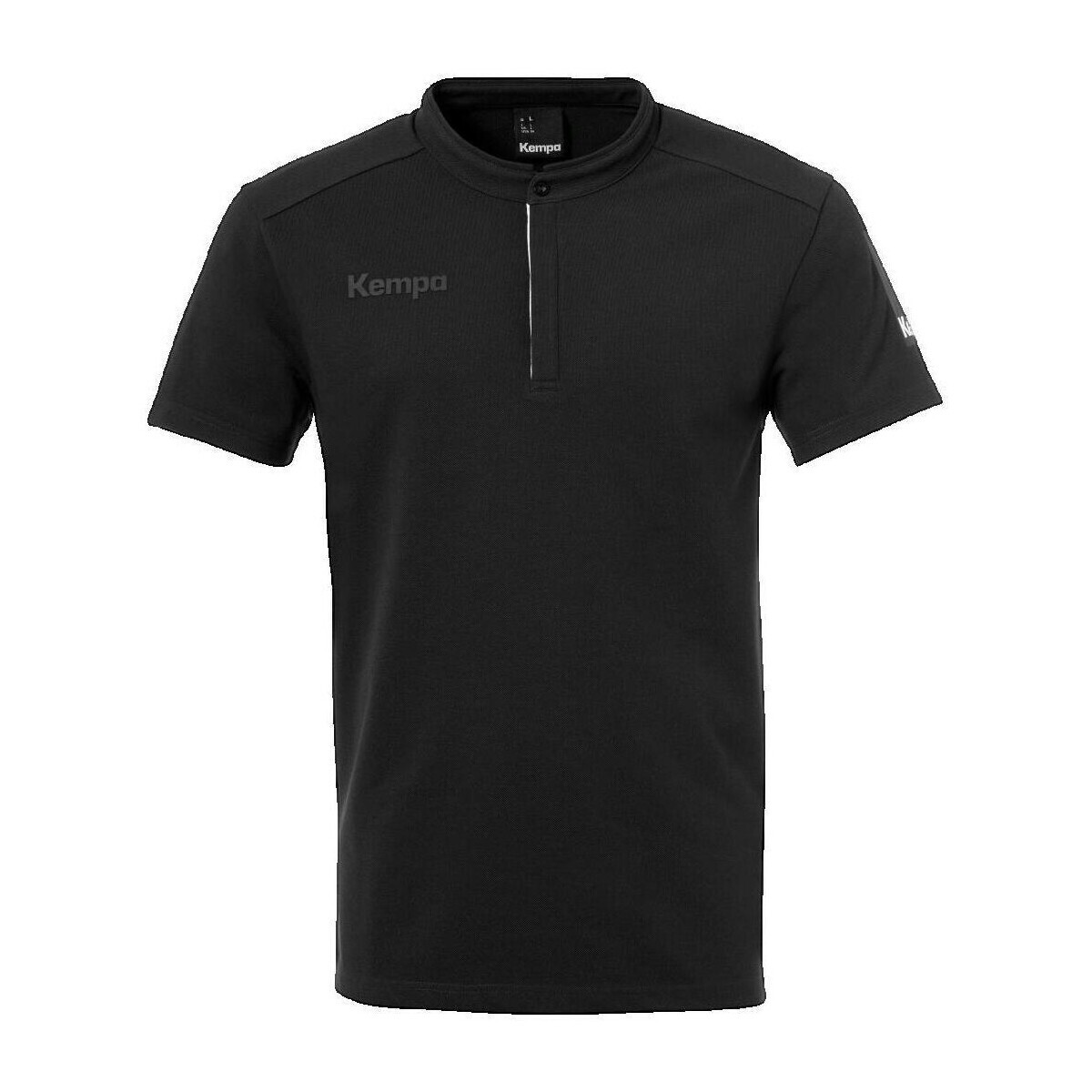 Kempa  T-shirt  Status col universitaire  Černá
