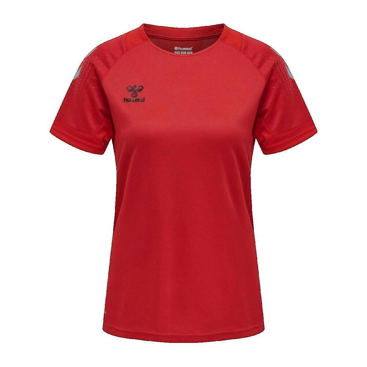 hummel  T-shirt  hmlLEAD S/S Poly Jersey Femme  Červená