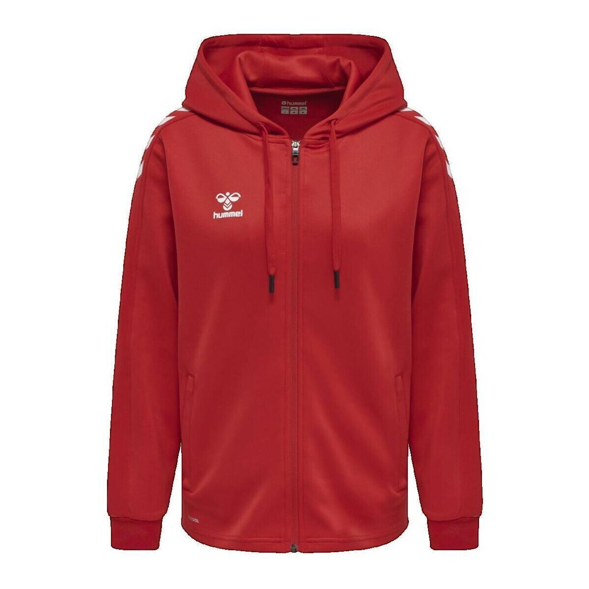 hummel  Sweat à capuche zippé  hmlCORE XK POLY pour femme  Červená