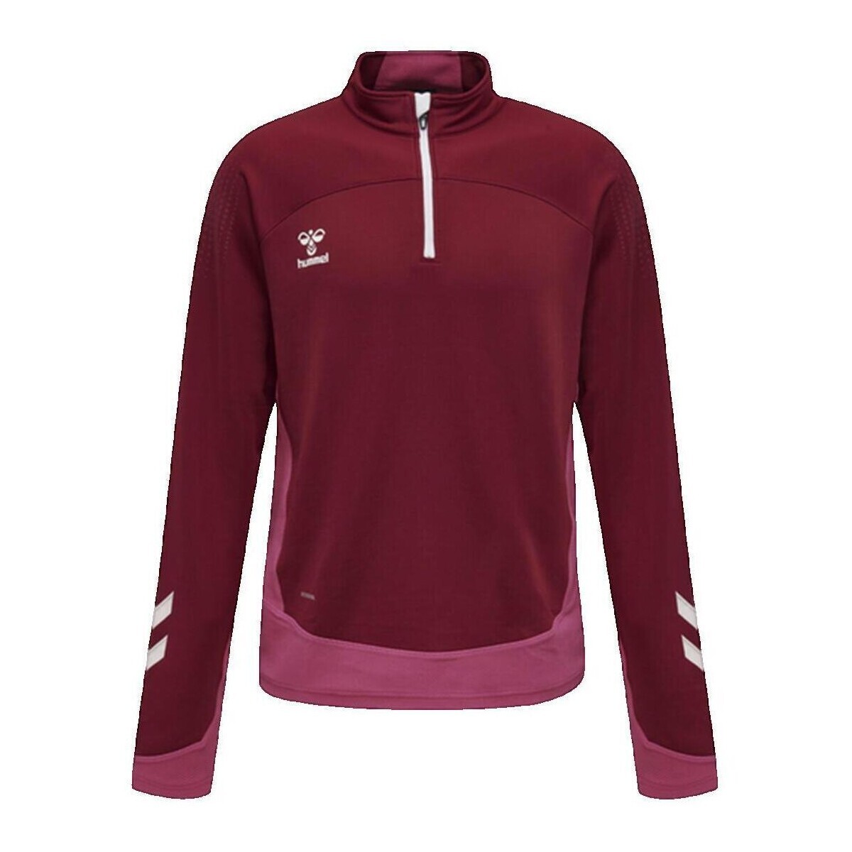 hummel  Sweatshirt  hmlLEAD Half Zip  Bordó