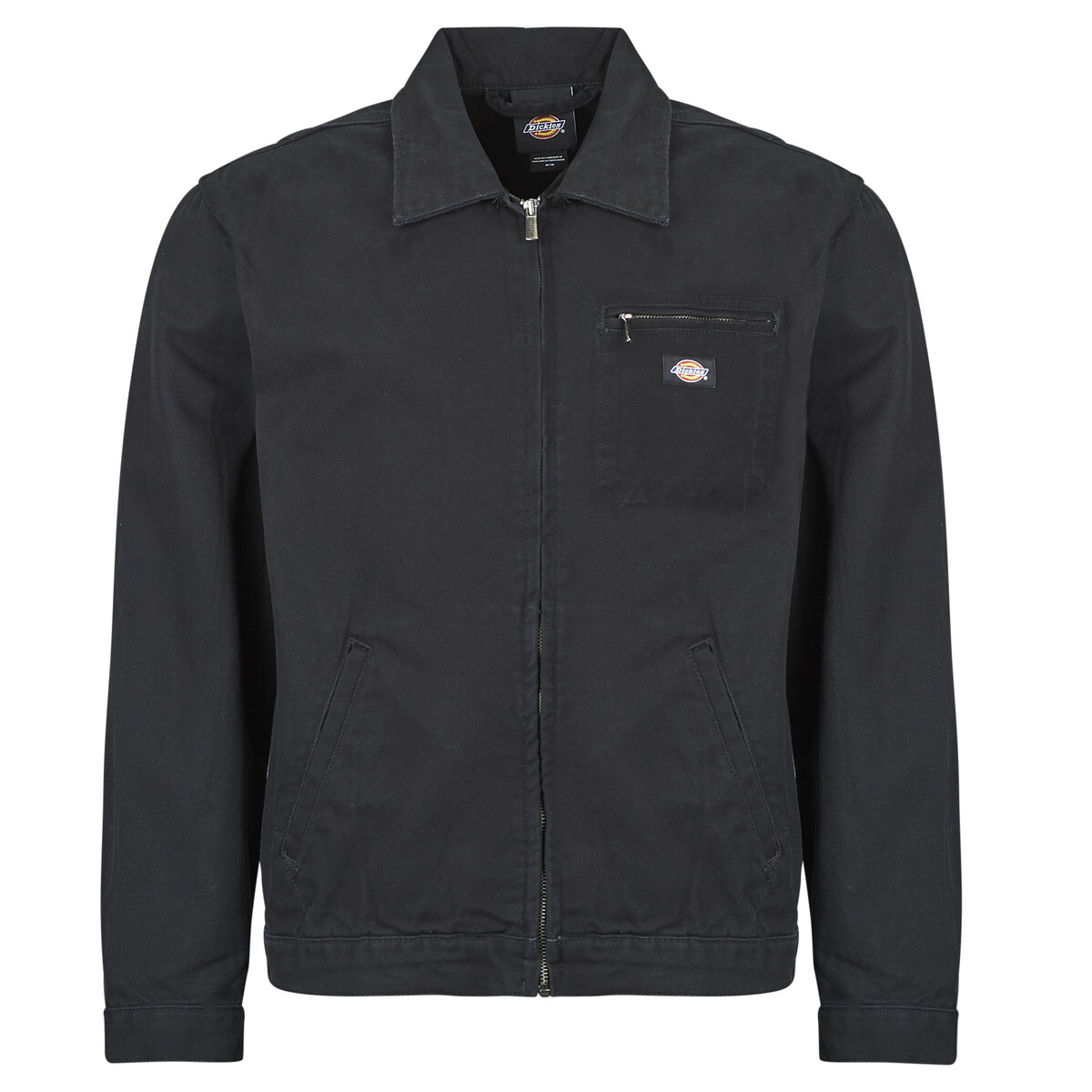 Dickies  UNLINED CANVAS PAINTER JACKET BLACK  Černá