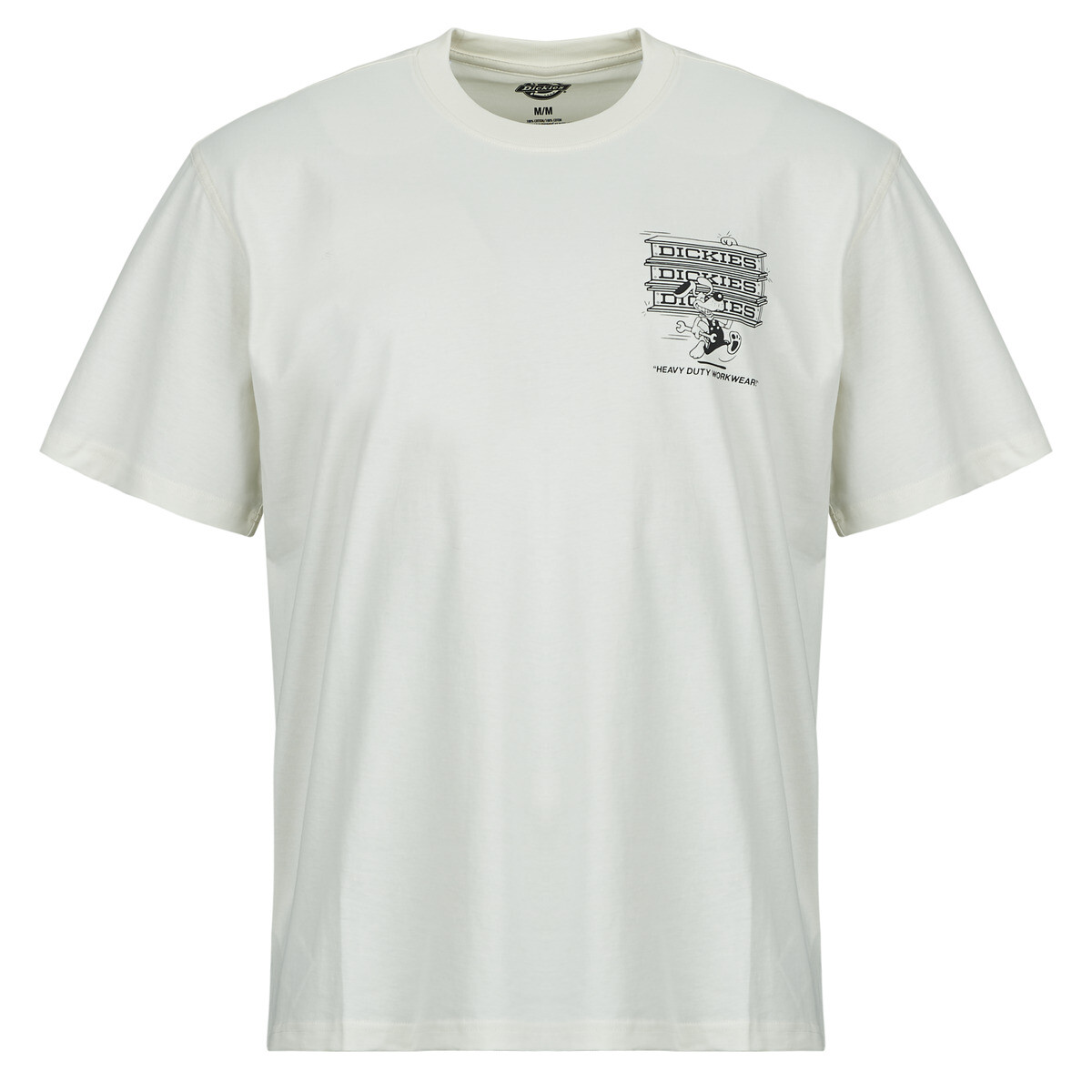 Dickies  LYNNDYL SS TEE EGRET  Bílá
