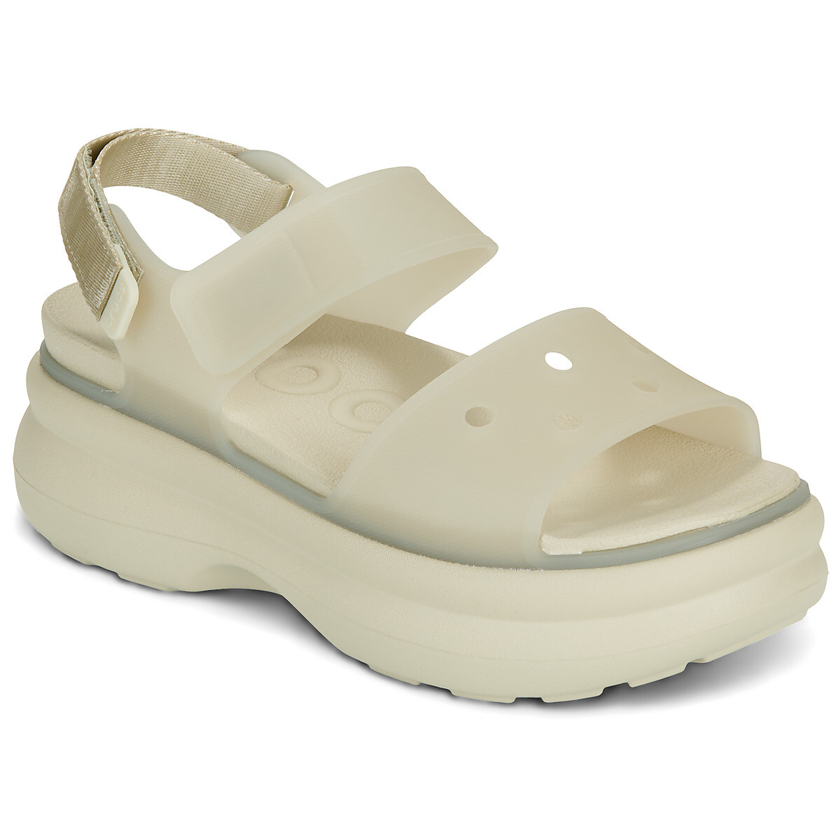 Crocs  SOHO FROSTED Y STRAP SANDAL  Šedá