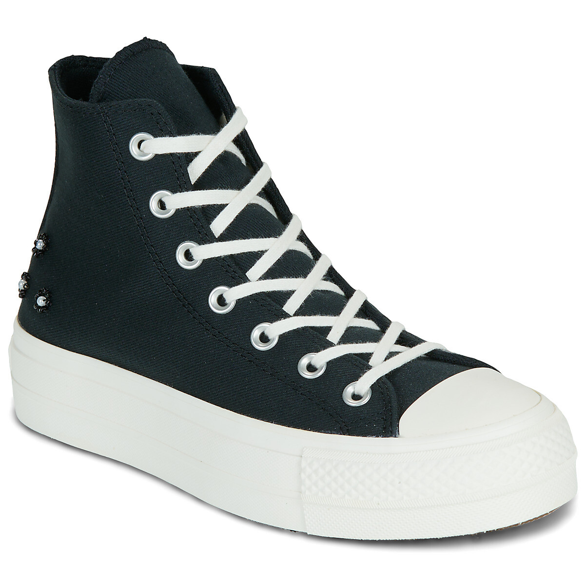 Converse  CHUCK TAYLOR ALL STAR LIFT PLATFORM BEADS  Černá