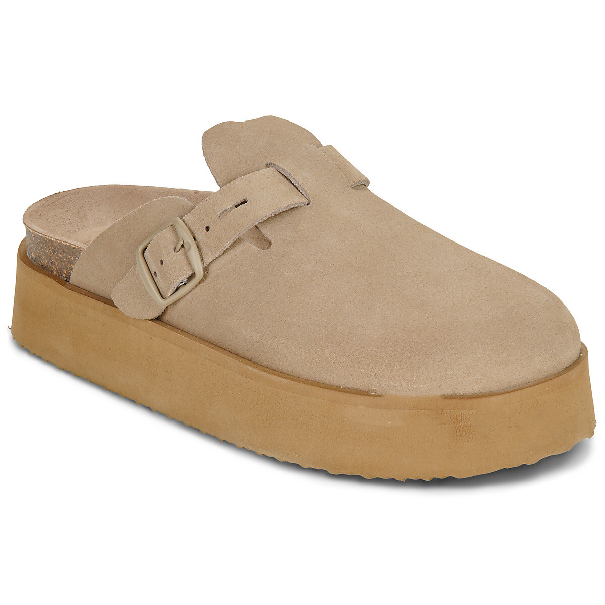 D.Franklin  Vibe Clog Basic Platform  Béžová