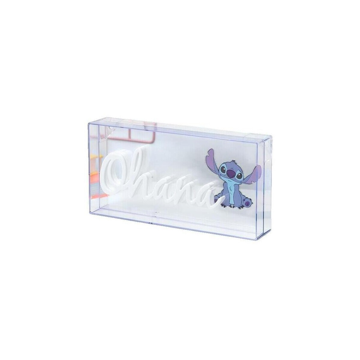 Paladone  Lampe néon  Disney Ohana Stitch colorée  ruznobarevne
