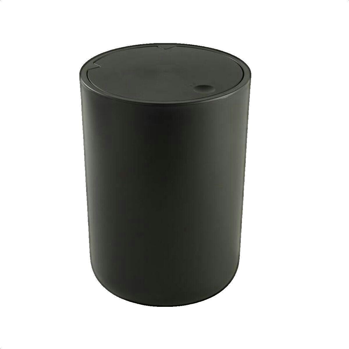 Today  Poubelle  8,5 L noire avec couvercle poussoir  Černá
