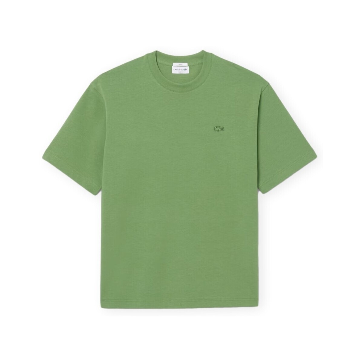 Lacoste  Heavy Jersey Loose Fit T-Shirt - Vert  Zelená