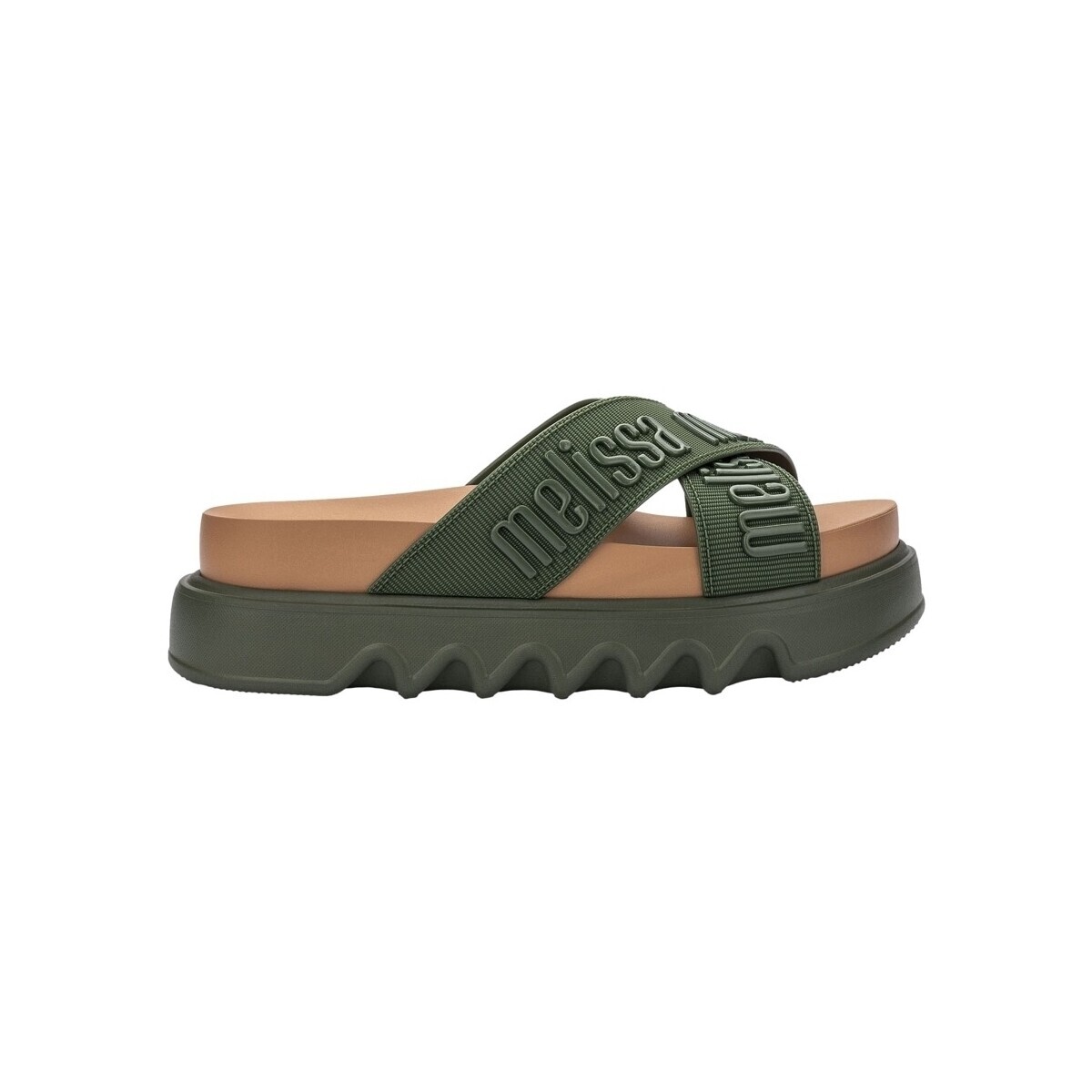 Melissa  Cross M Lover Platform - Green/Beige  Zelená