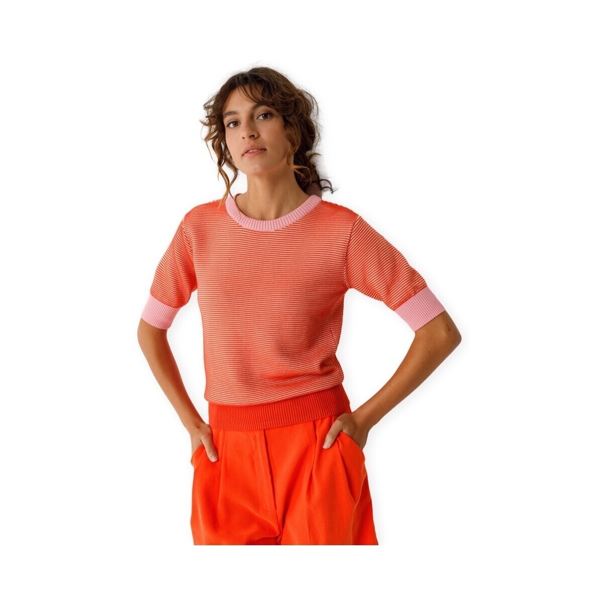 Skfk  Muike-Gots Knit - Orange  Růžová