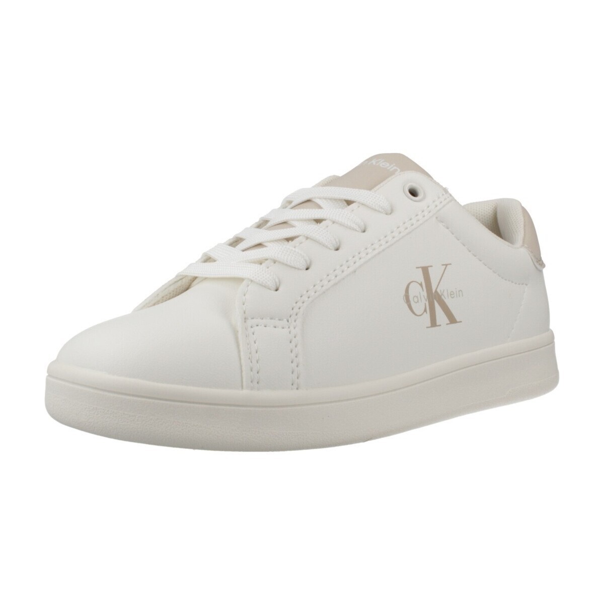 Calvin Klein Jeans  Low Cut Lace Up Whtbeig  Béžová