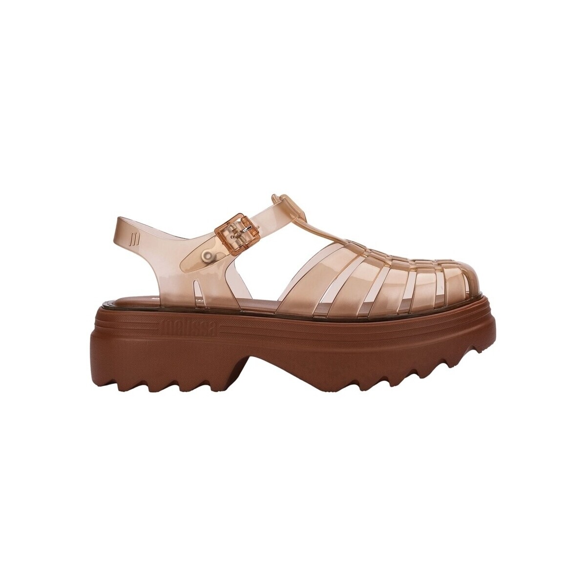 Melissa  Possession Platform - Transparent Brown  Hnědá