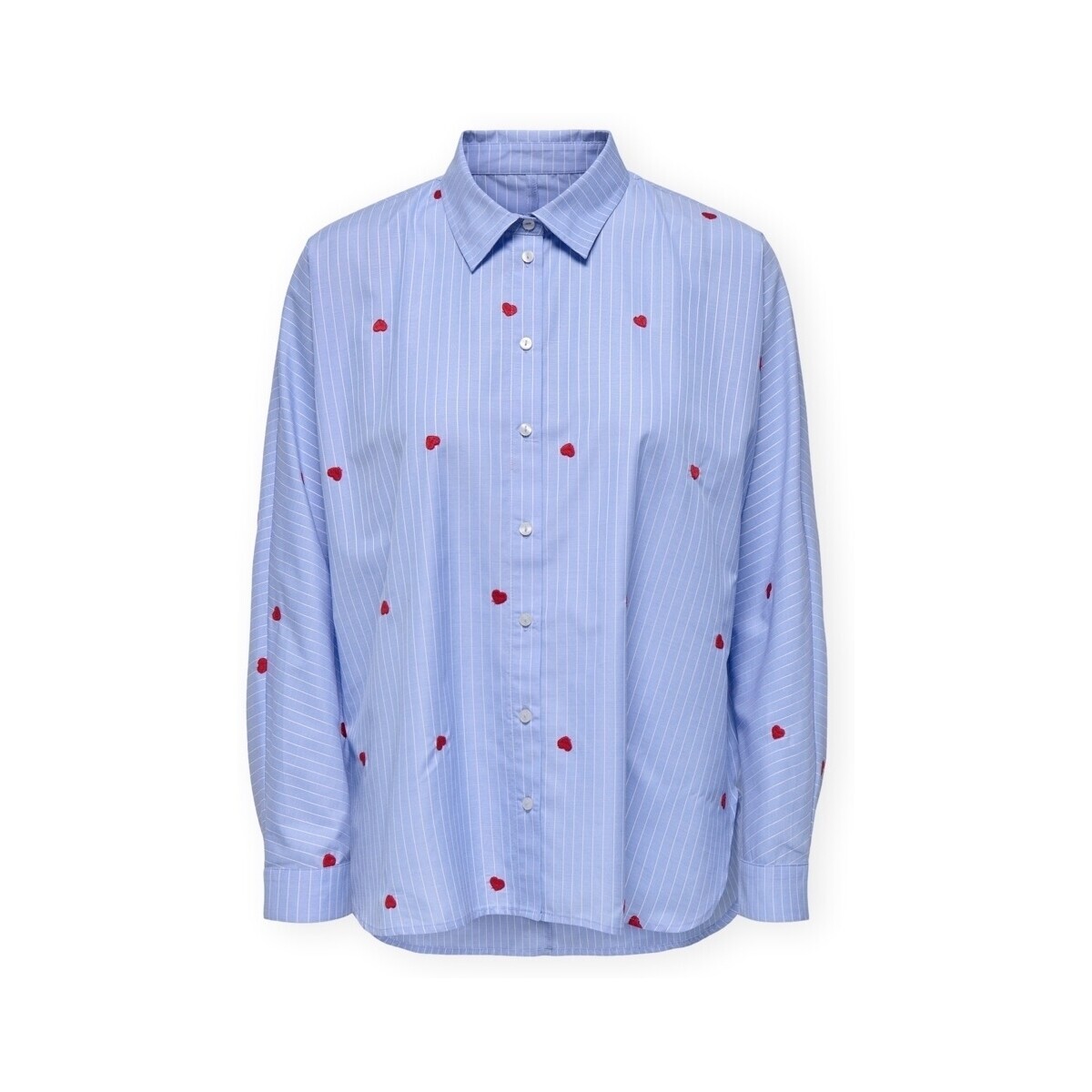 Only  Noos New Lina Grace Shirt - Moonlight Blue/Stripe  Modrá