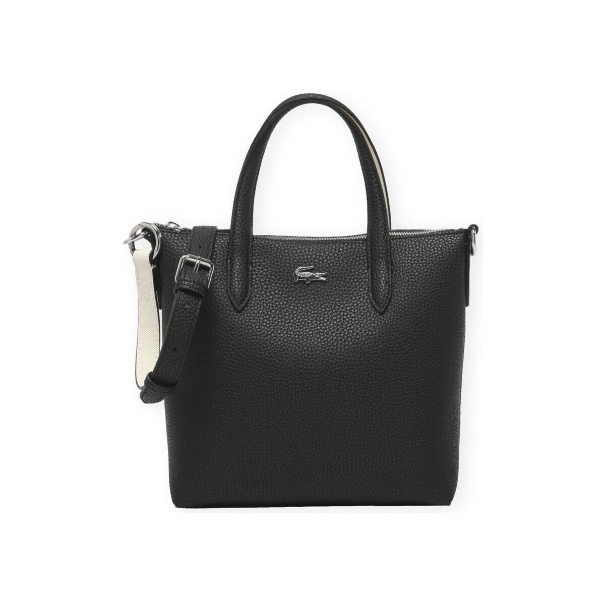 Lacoste  Anna Mini Bag - Noir Farine  Bílá