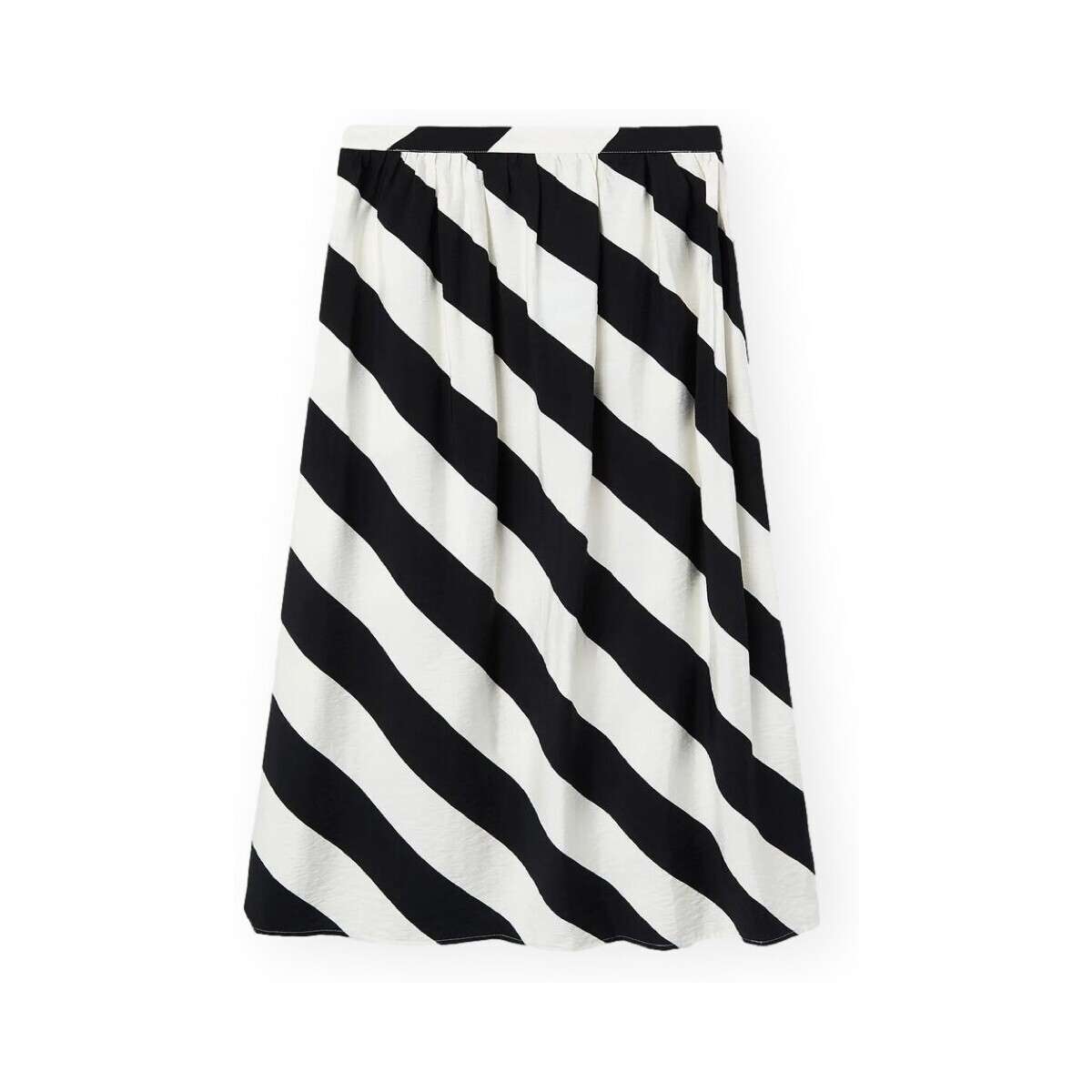 Compania Fantastica  COMPAÑIA FANTÁSTICA Skirt 11374 - Stripes  Černá
