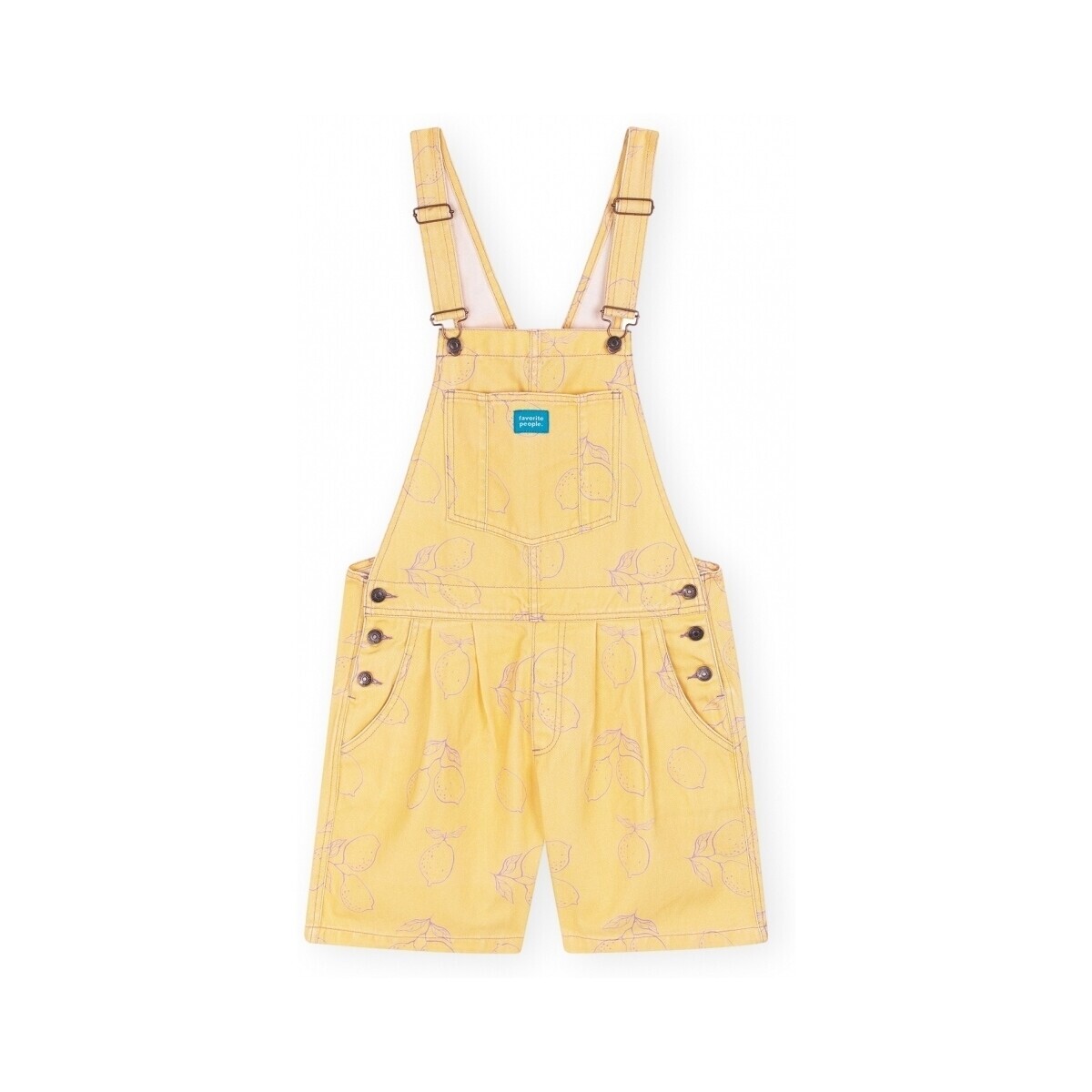 Favorite People  Limoncello Overalls - Yellow  Žlutá