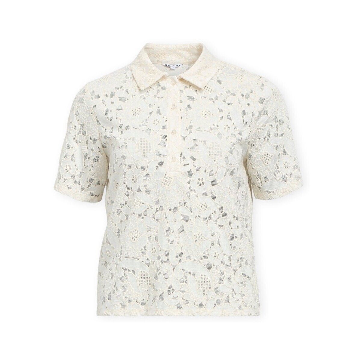 Object  Bianca Shirt - White Sand  Bílá